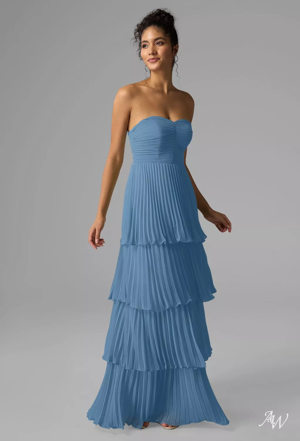 lime green and blue bridesmaid dresses Light Blue Bridesmaid Dresses, Country Bridesmaid Dresses, Long Rustic   luladress