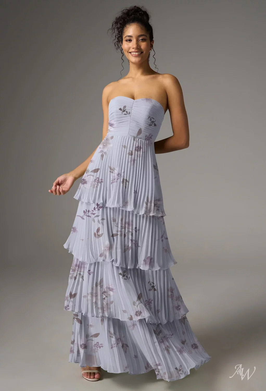 lavender bridesmaid dresses chiffon KissProm