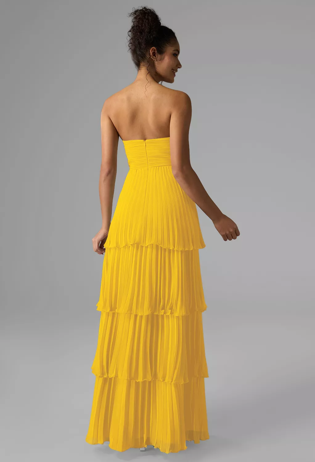 knee length dresses for ladies Charming Pastel Yellow Backless Halter Maxi Dress for Women – Perfect –  Canary Houze