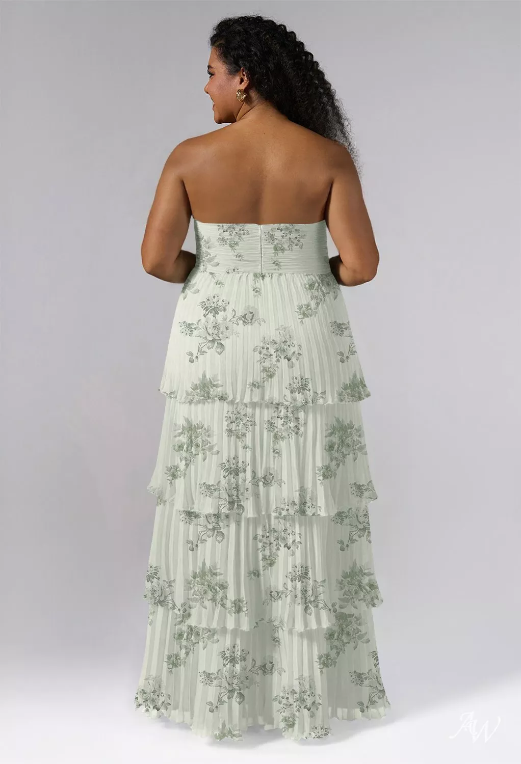 AW Bryn Dress, Pistachio Green Penoy Chiffon Crystal Satin Satin Charmeuse  Stretch Satin Floor Length Sweetheart Neckline Bridesmaid Dresses |  AW.Bridal
