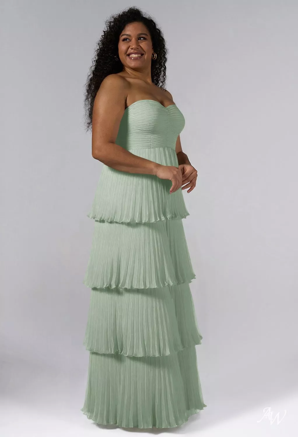 sachin and babi light blue dress Tiffany Rose Bella Maxi Maternity Dress (White) main image 1