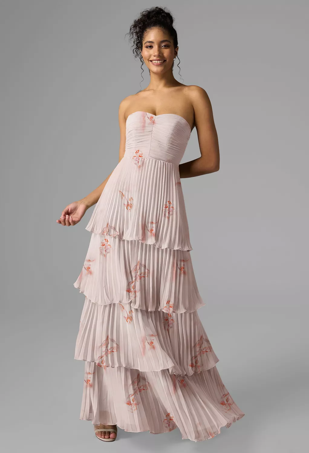 Sweet Pink Blooms Bridesmaid Dresses | AW.Bridal