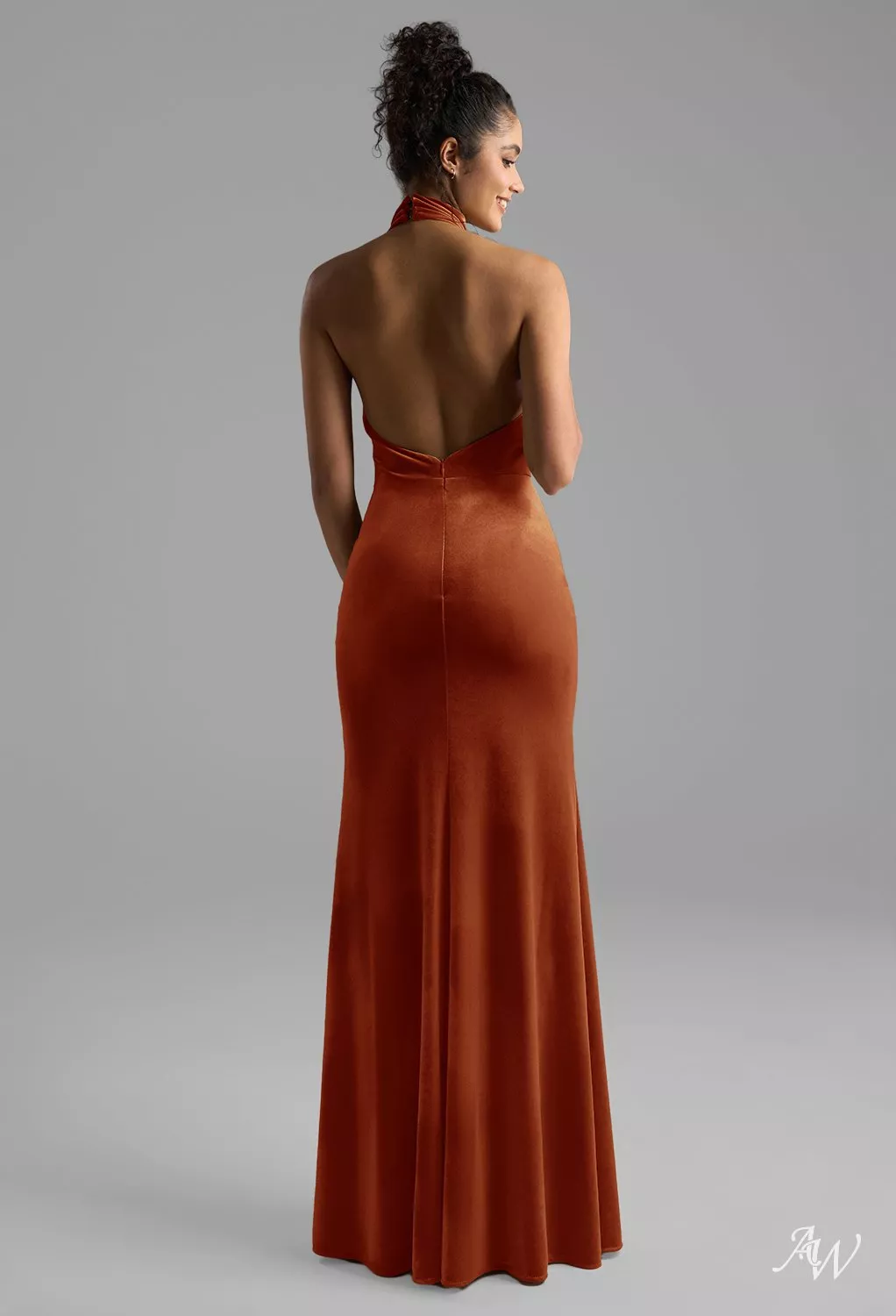 blue dress for baby girl Burnt Orange Mismatched Charming Autumn Wedding Party Bridesmaid Dresses, CB0321 US12 / Custom Color(Leaving A note) / A main image 0