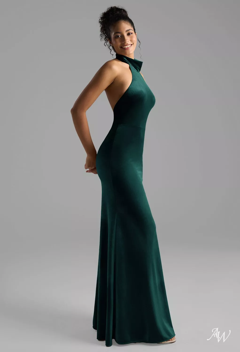 hunter green maid of honor dress Hunter Green / Custom Size – SELINADRESS