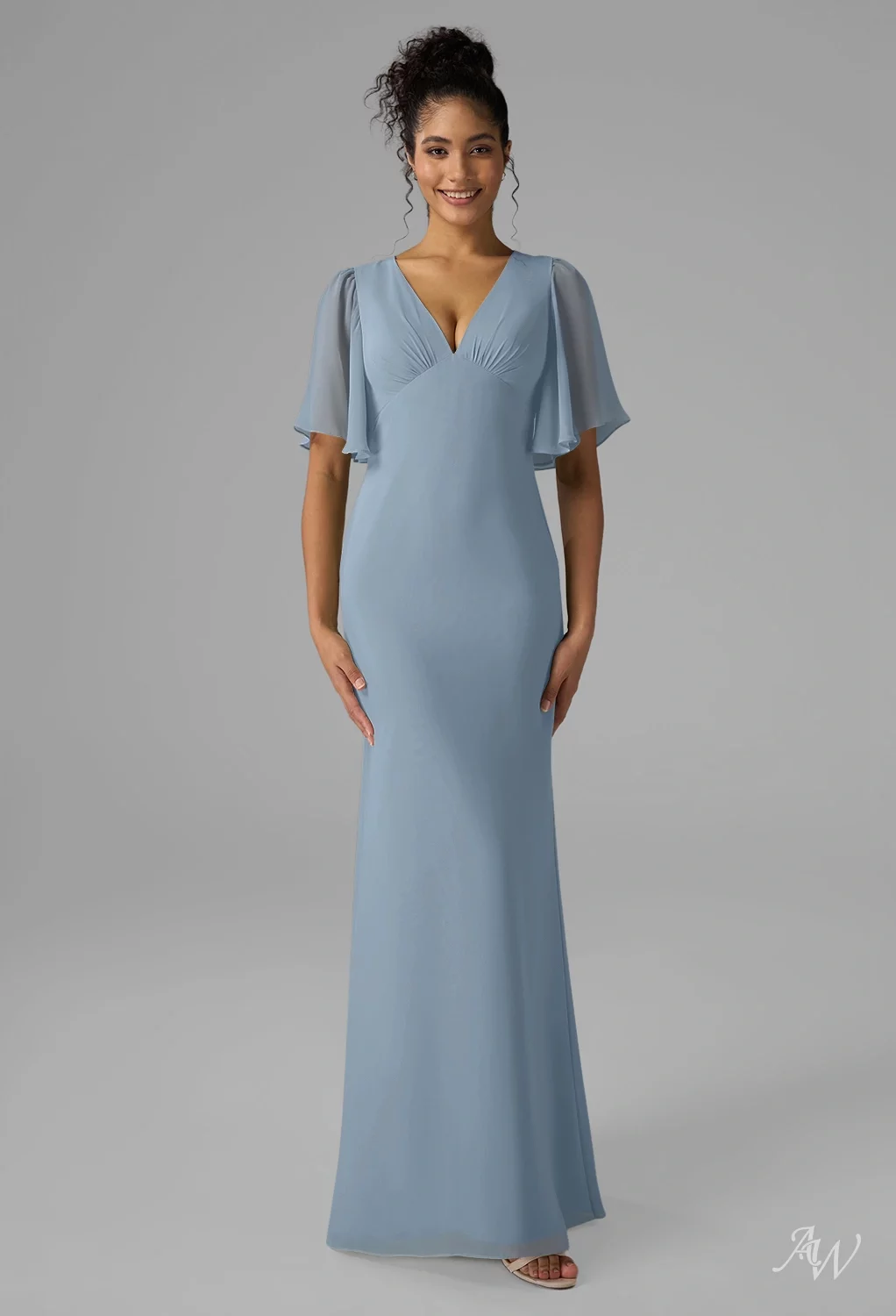 princess polly baby blue dress Blue Bridesmaid Dress,Tulle Bridesmaid Dress,Long Bridesmaid Dress,BD0