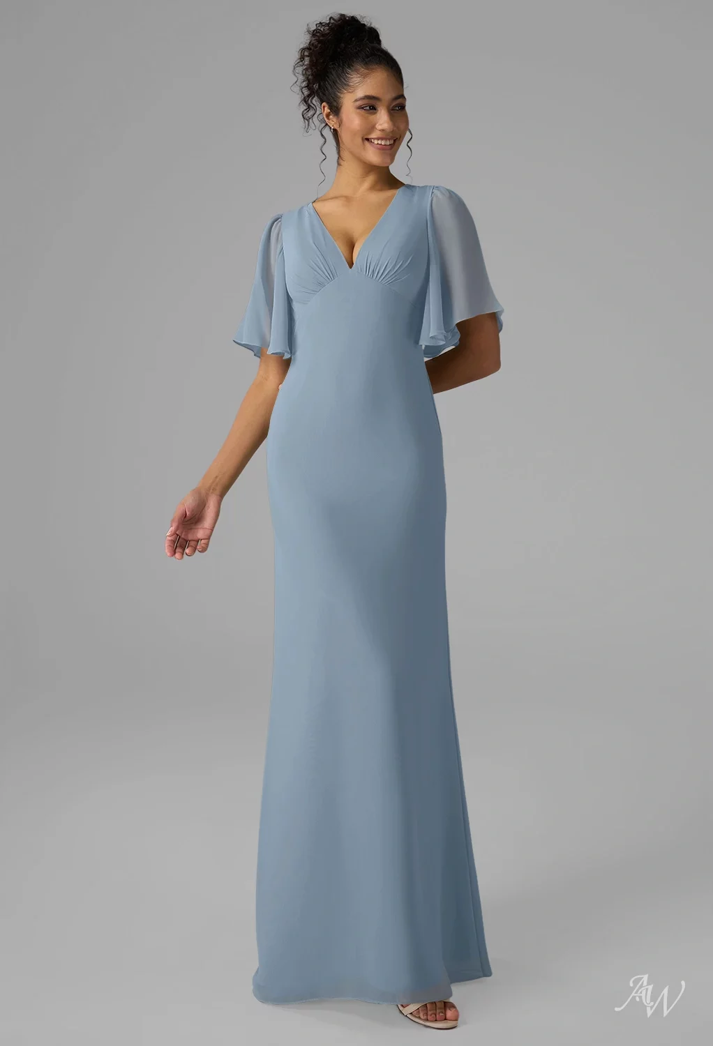 women's dusty blue dress Size 14, Aspen Midi - Satin Slip Dress - FINAL SALE this dress combines elegance and comfort Dusty Blue Bridesmaid Dress Matte