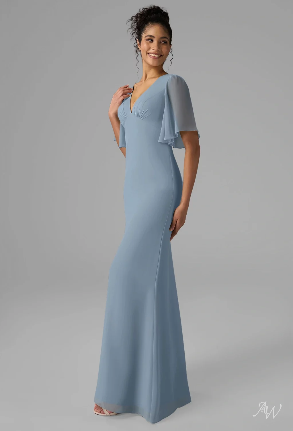 princess polly baby blue dress Columbus Wedding + Newborn + Family Photographer main image 1