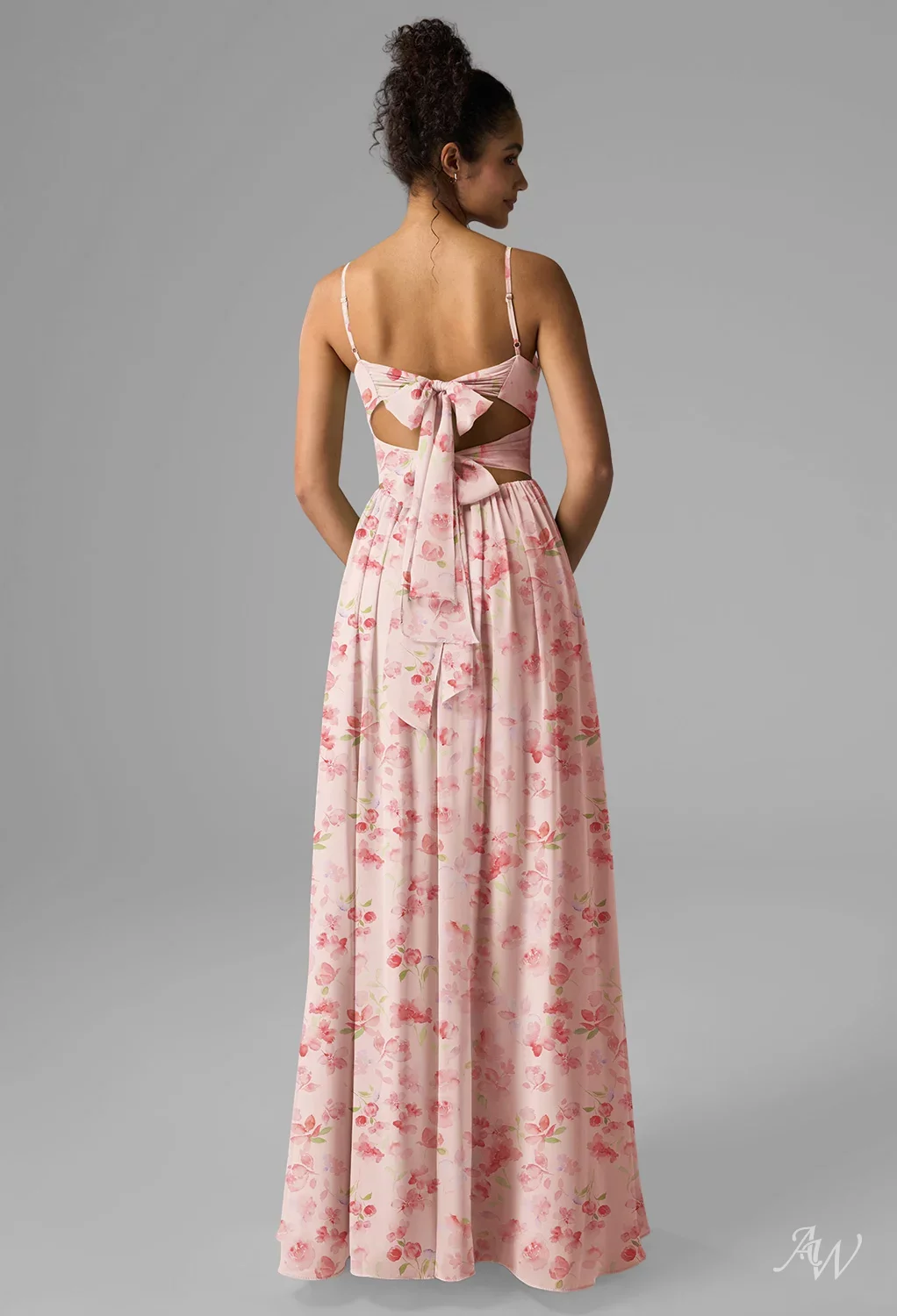 AW Bushra Peach Blossom Breeze Bridesmaid Dresses | AW.Bridal