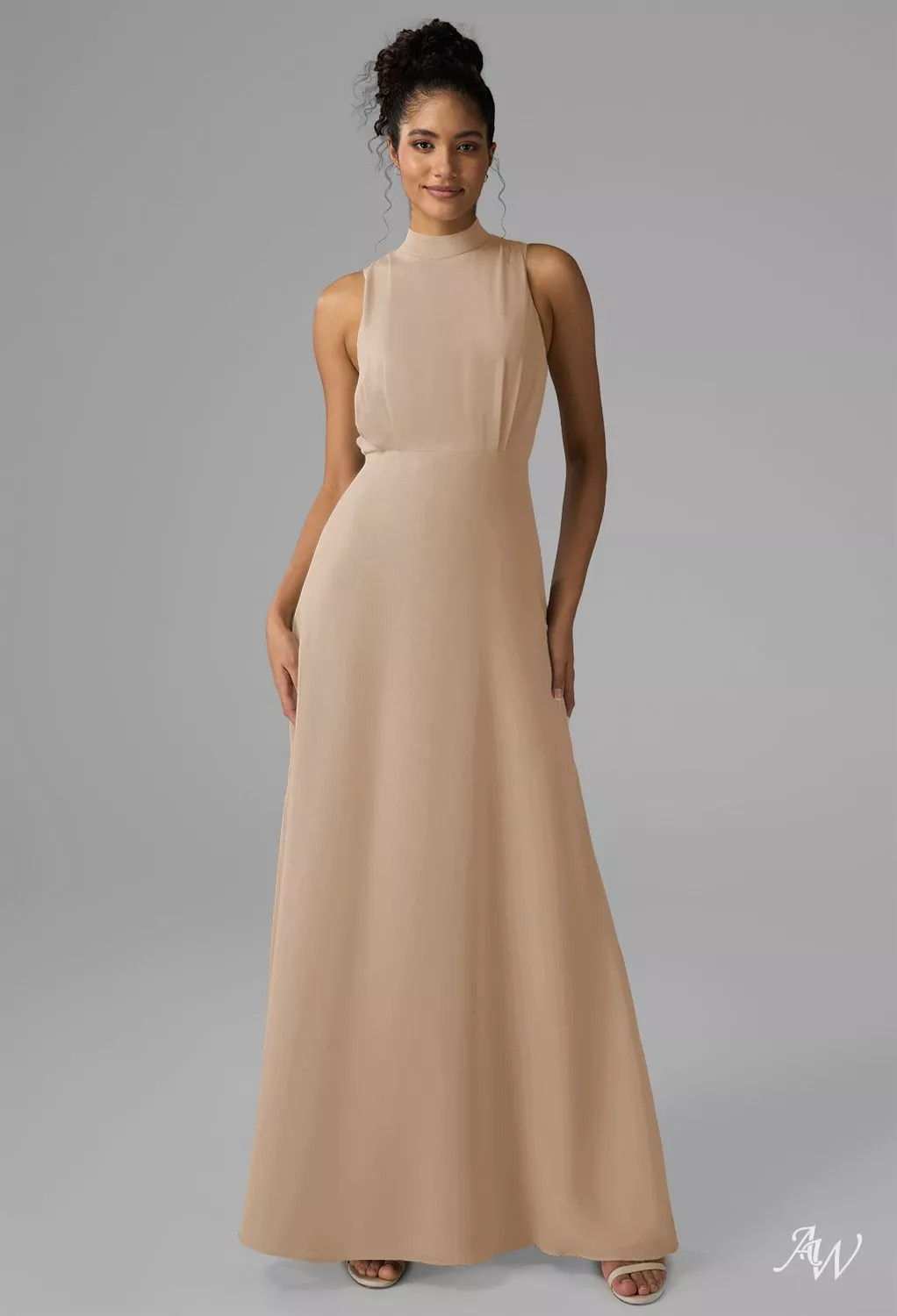AW Caitlyn Champagne Bridesmaid Dresses | AW.Bridal
