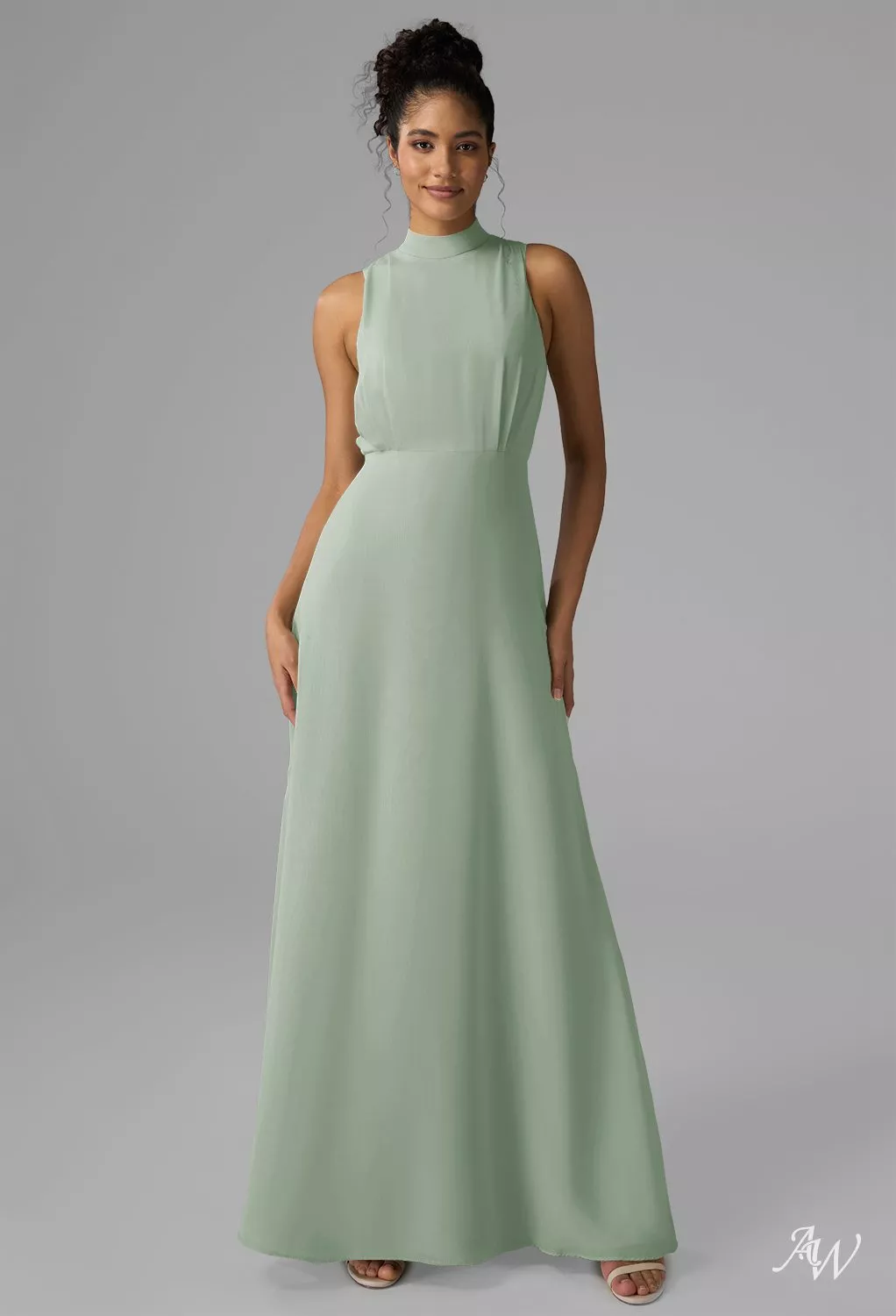 AW Caitlyn Sage Green Bridesmaid Dresses | AW.Bridal