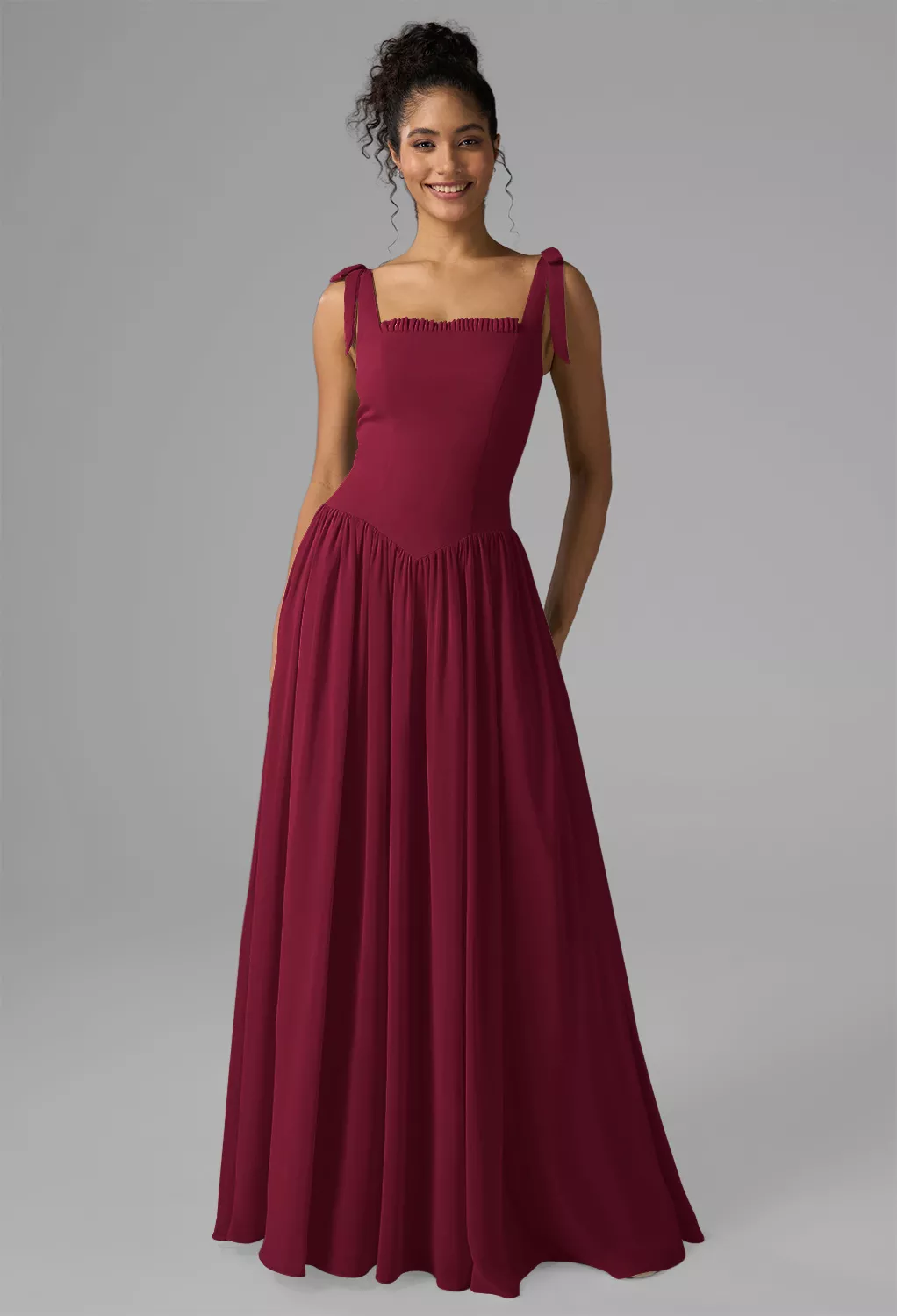 Burgundy Bridesmaid Dresses