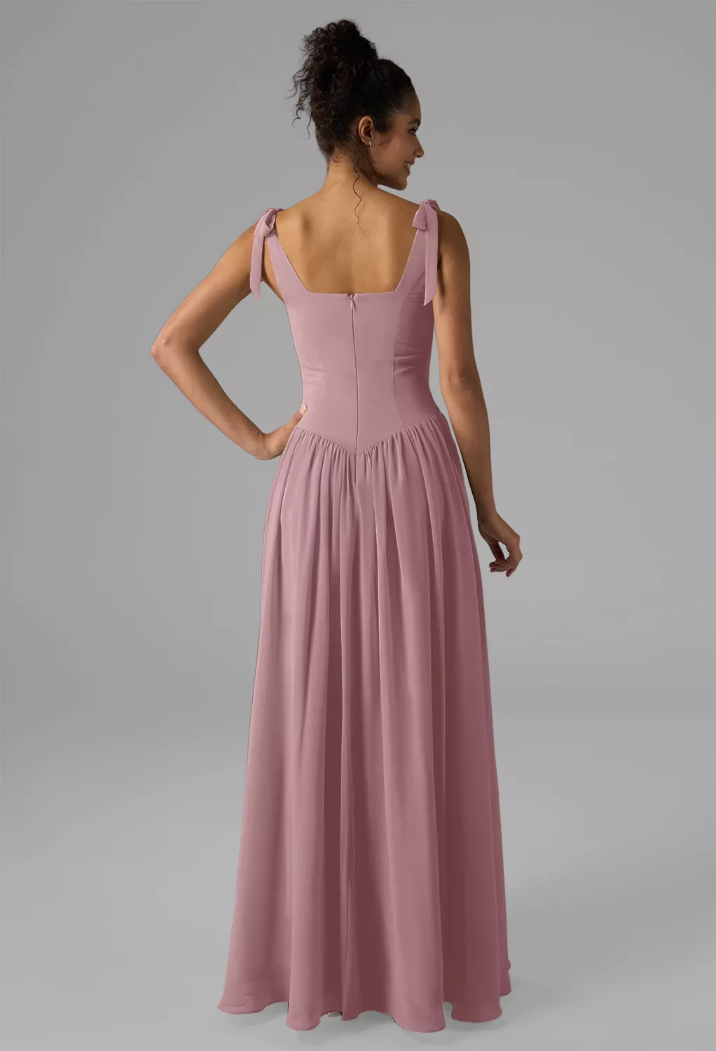 Mauve Mist Beach Wedding Guest Dresses | AW.Bridal
