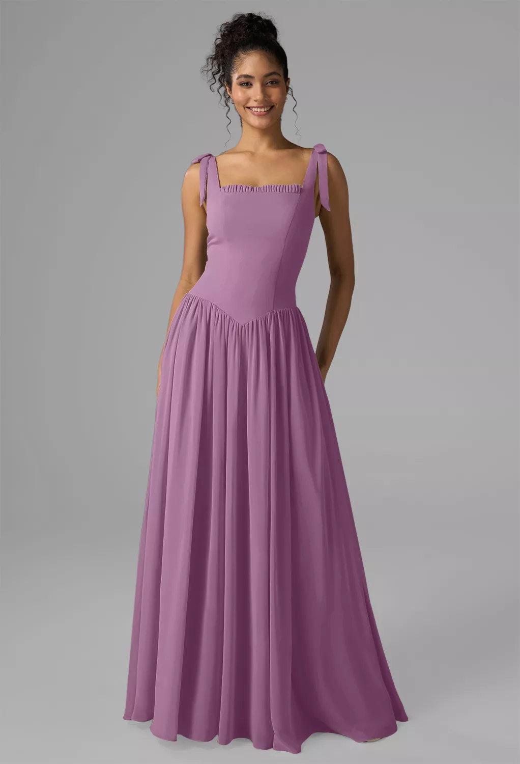 green emerald velvet dress ASHLEYlauren 11236 - Orange Beaded Gown