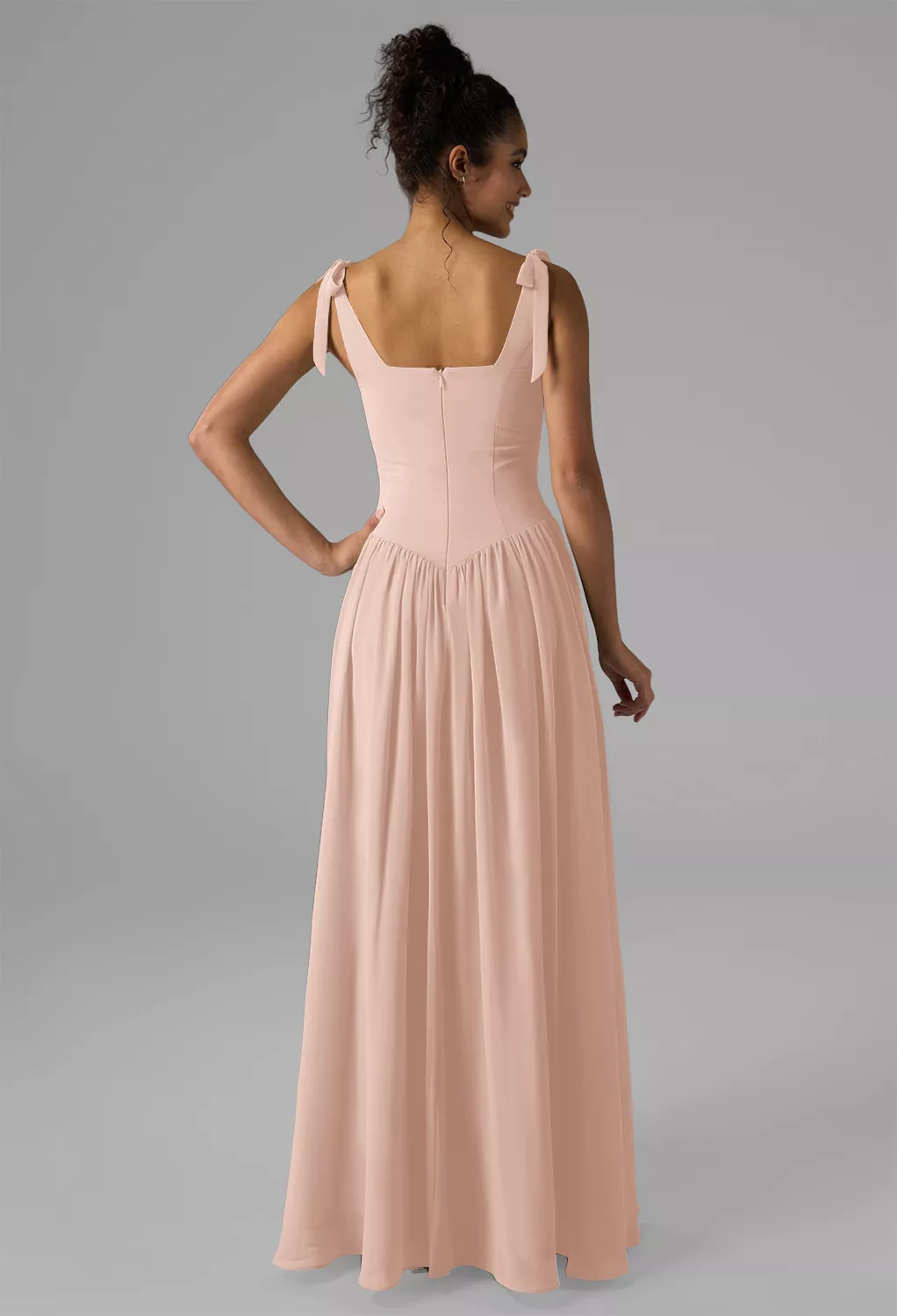 nautical bridesmaid dresses Strapless Chiffon Hot Pink Bridesmaid Dresses 2022 – loveangeldress