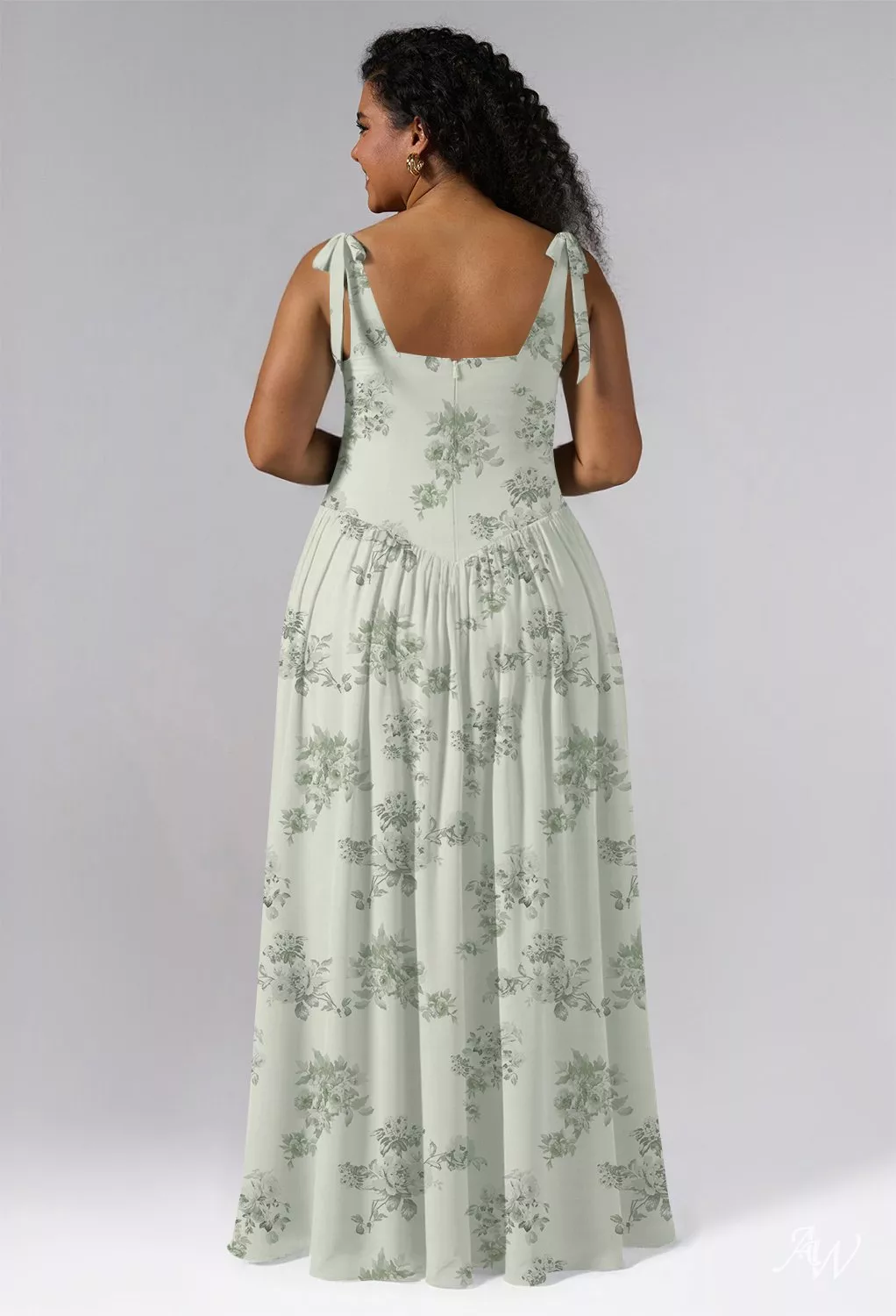AW Kristen Pistachio Green Penoy Bridesmaid Dresses | AW.Bridal