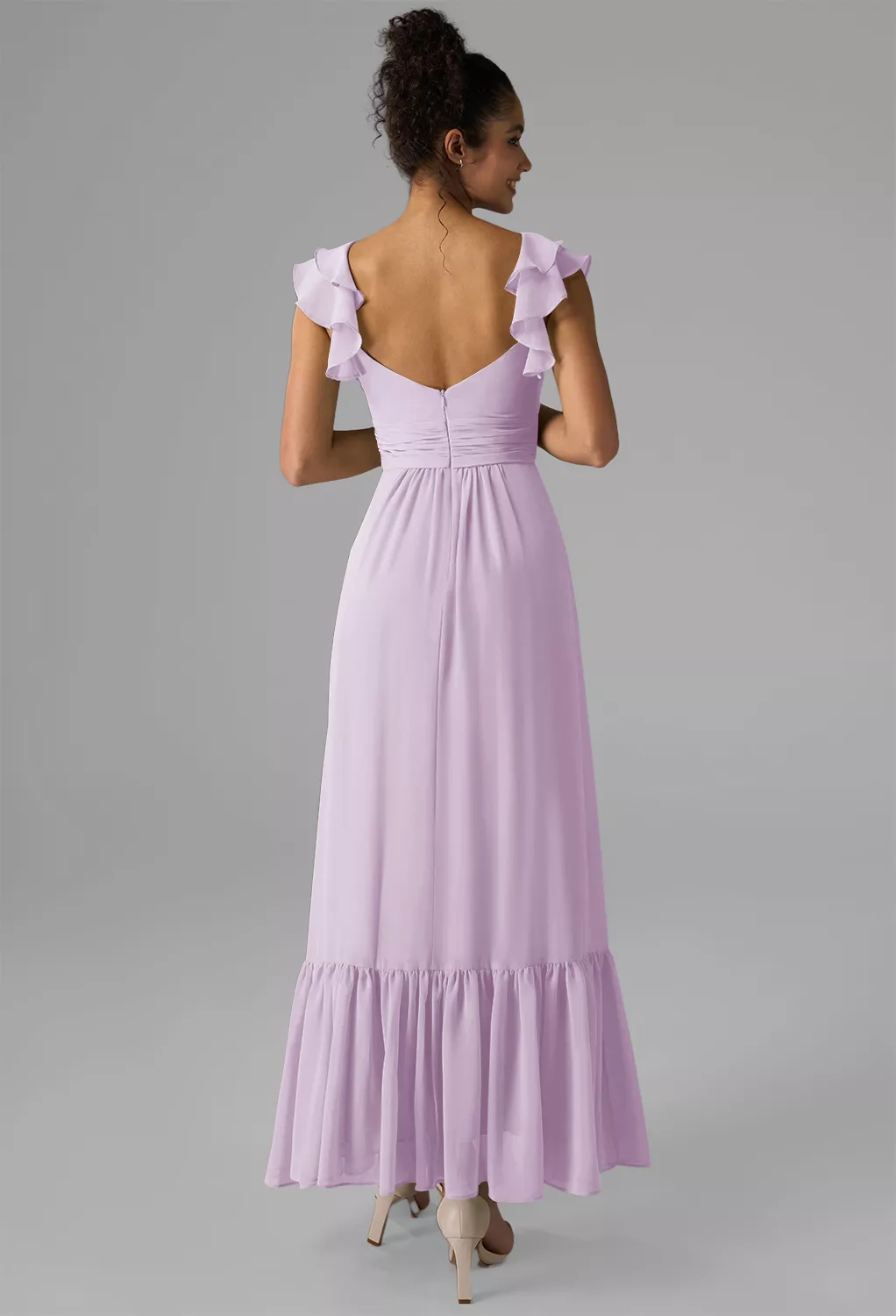 strapless open back dress HSY Trousseau main image 0