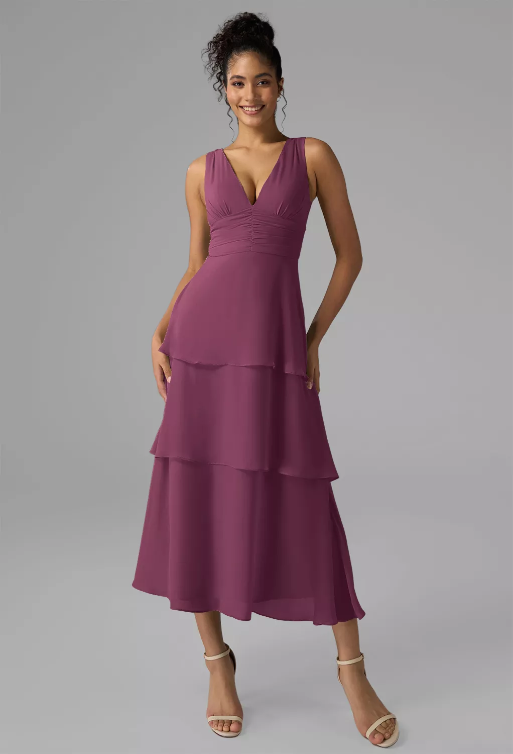 colorful black tie wedding guest dress 3D Flowers Black Tie Evening Gown Wedding Guest Dress 18 / Same as Picture main image 0