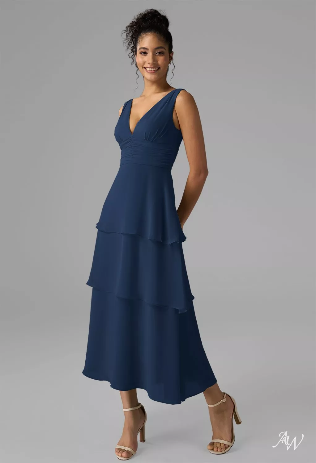 freesia formal dress navy Freesia Formal Dress Navy main image 1