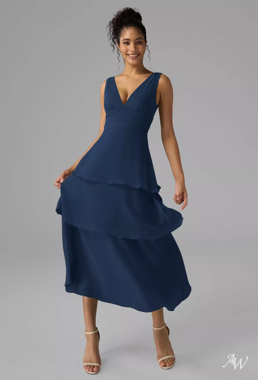 AW Elissa Navy Bridesmaid Dresses | AW.Bridal