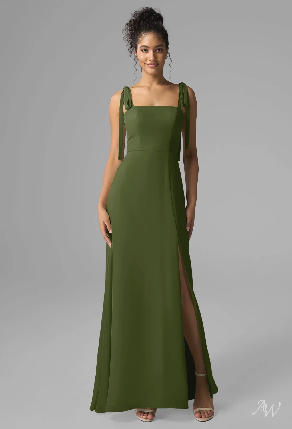 washed olive green dress Reclaimed Vintage - Denim Midi Dress - Women - Cotton - XS