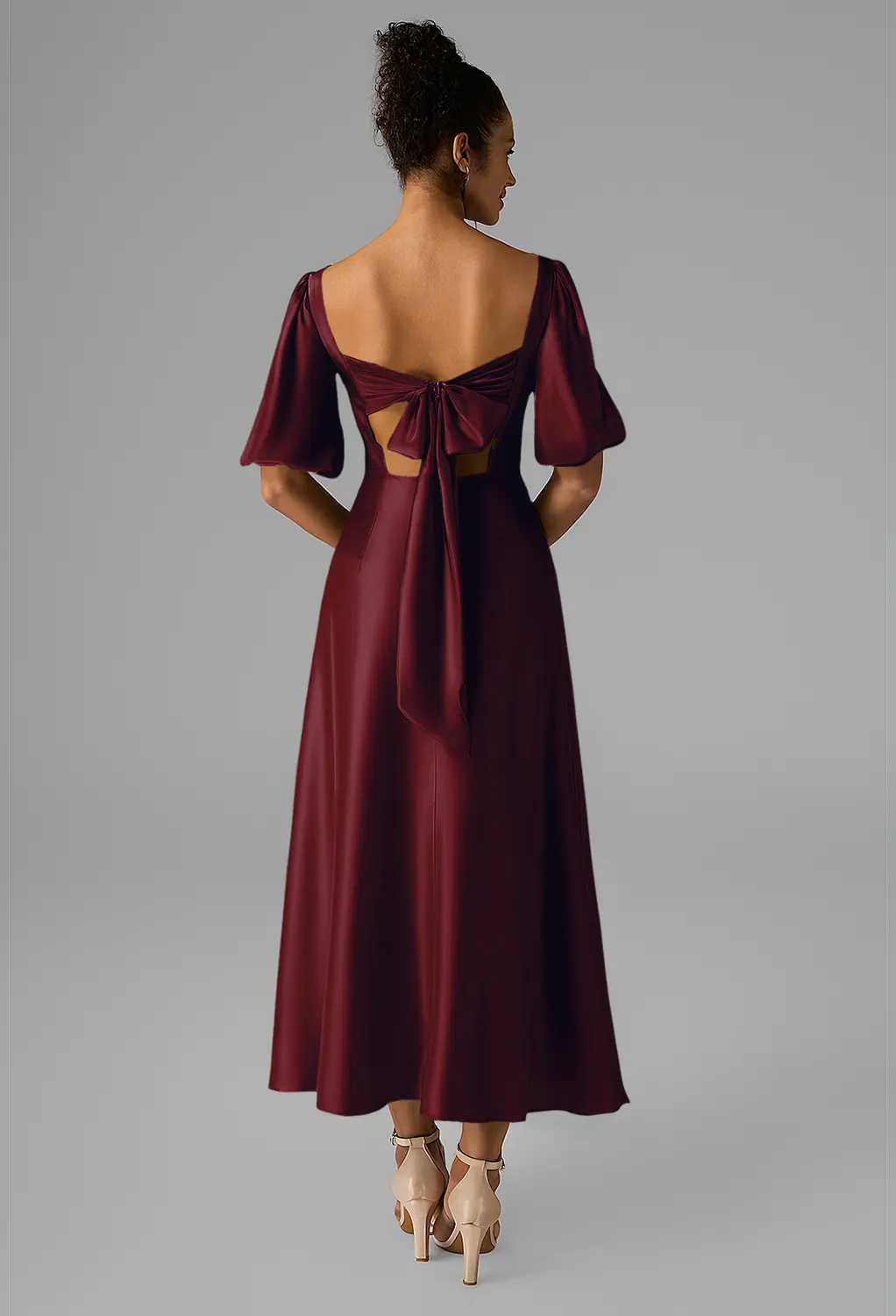 dusty gray bridesmaid dresses One Size (S to XL)