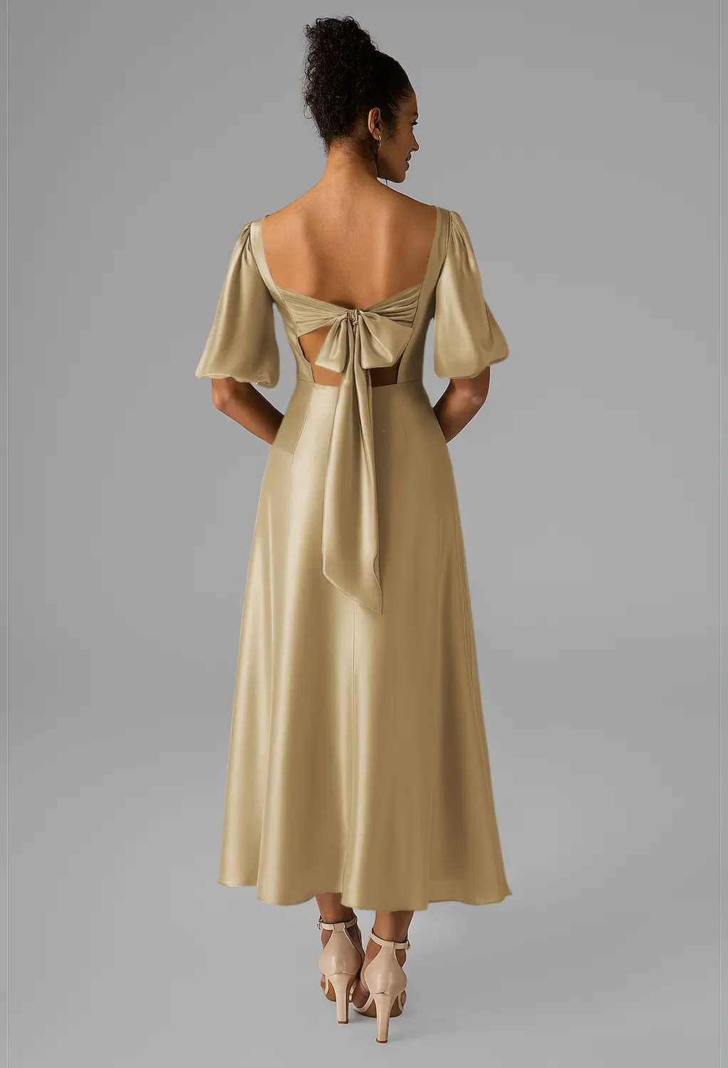 slim fit dress slacks A-Line Off Shoulder Satin Gold Long Prom Dress, Gold Long Evening Dres –  formalgowns