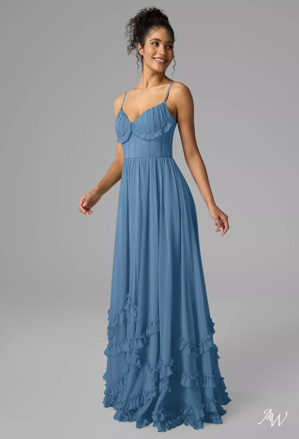 Sapphire Blue Bridesmaid B2 Dresses SHEIN Belle Solid Crisscross Front Cami Bridesmaid  Dress SHEIN USA