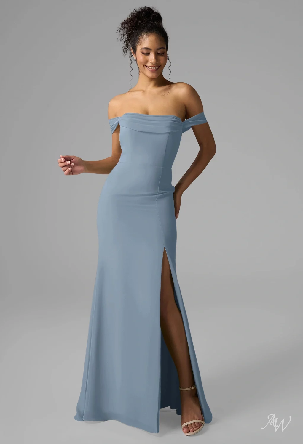 princess polly baby blue dress AW Empress Light Dusty Blue Bridesmaid Dresses