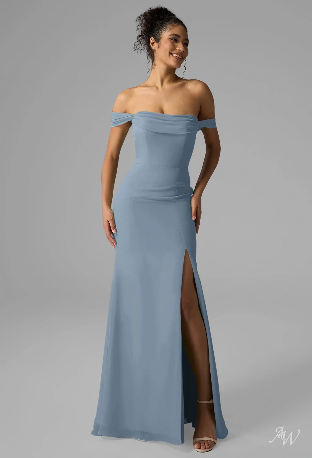 dusty blue gray bridesmaid dresses Dusty Blue Bridesmaid Dress Infinity Dress Periwinkle Convertible Infinity Dress Dusty Blue Prom Dresses Maternity Dress Plus Size & Regular