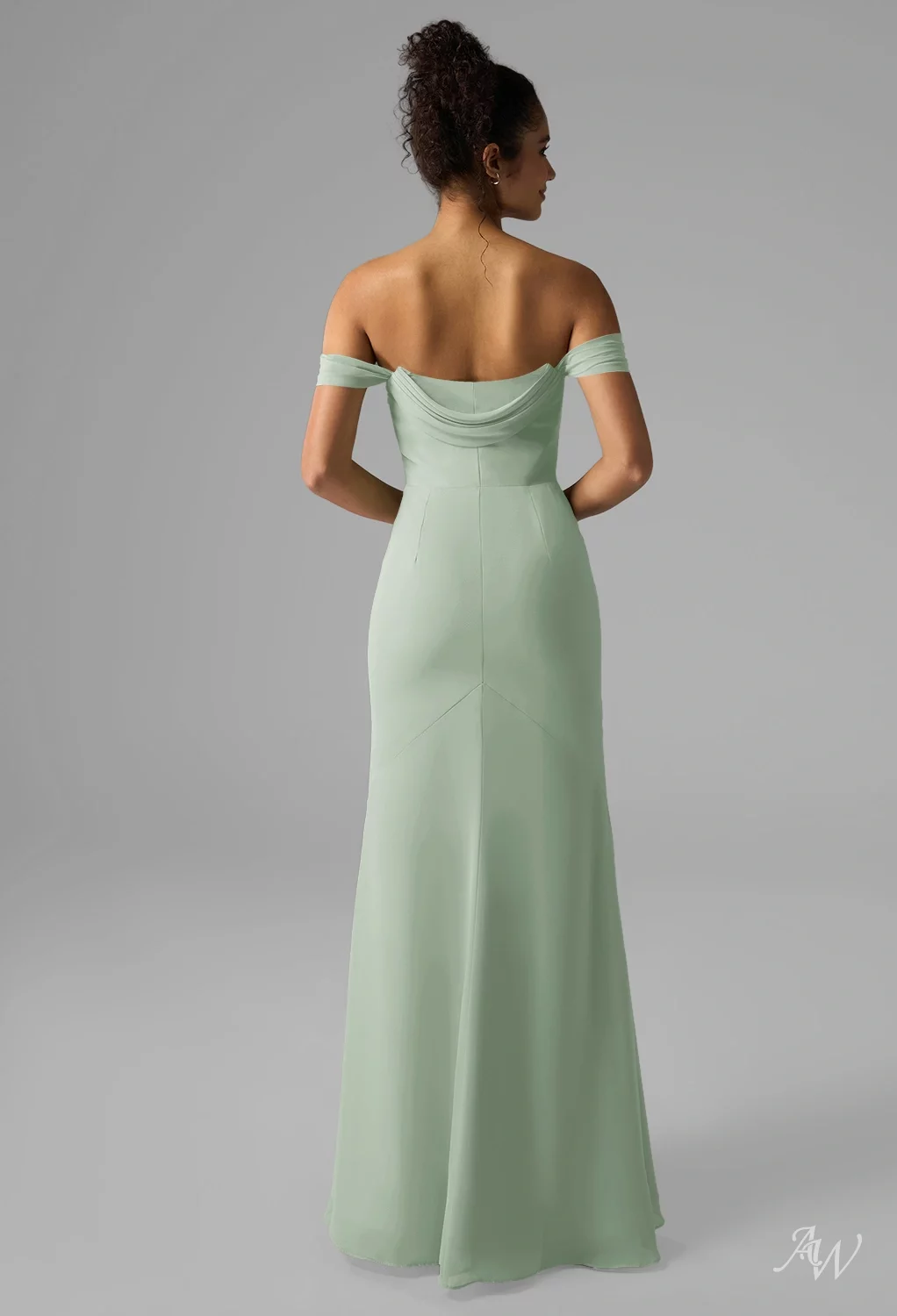 green emerald velvet dress Backless Cowl-Neck Long Chelsea Prom Gown Emerald / Small main image 0