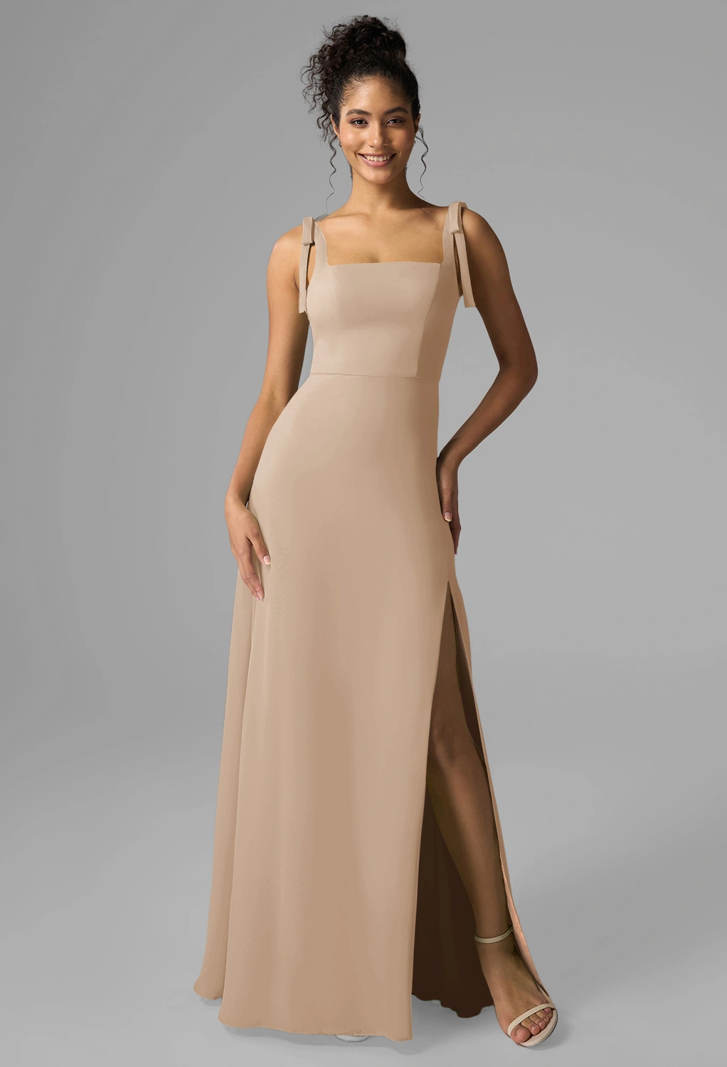 Champagne Black Tie Wedding Guest Dresses | AW.Bridal