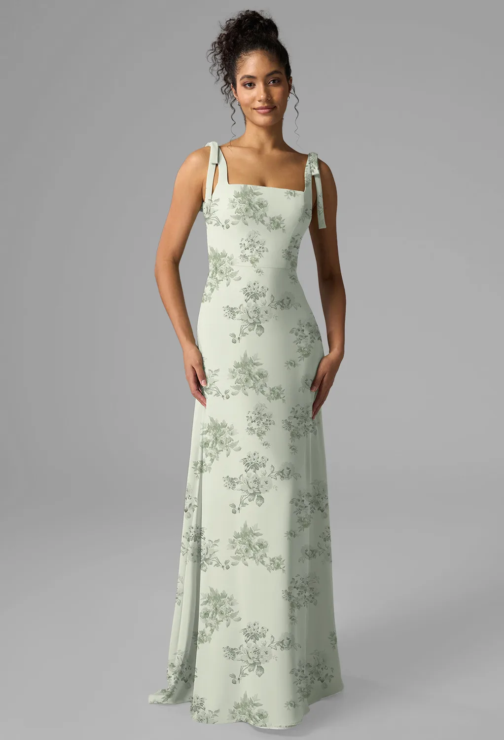 Pistachio Green Penoy Black Tie Wedding Guest Dresses | AW.Bridal