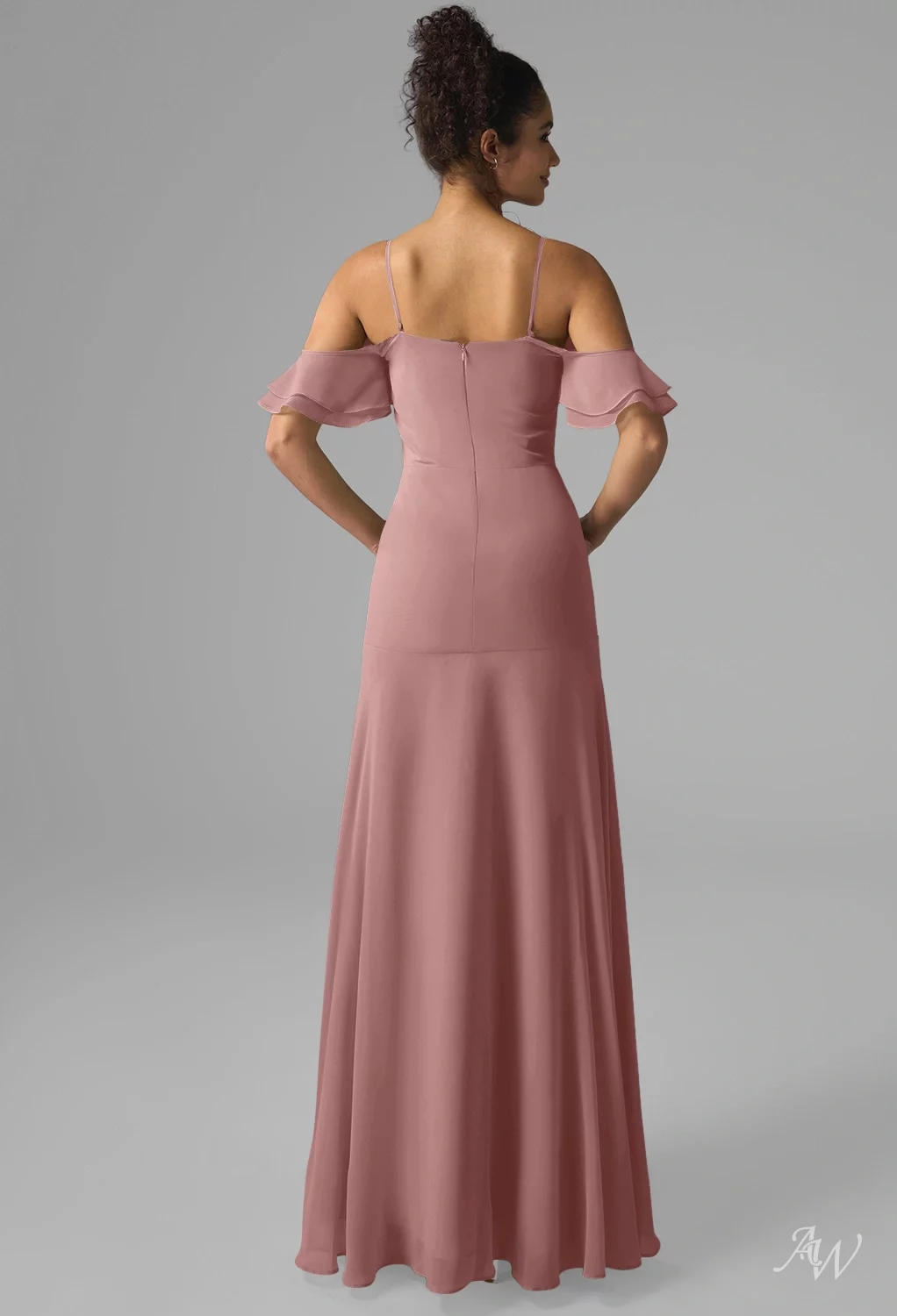 green emerald velvet dress Dusty Pink Satin Off Shoulder Long Mermaid Bridesmaid Dresses , BN1082