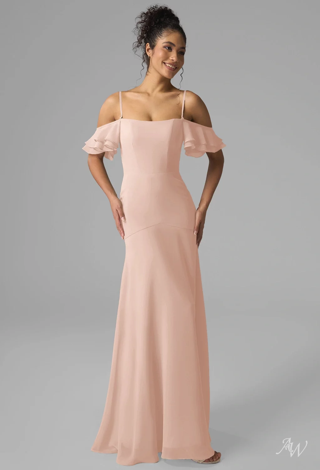 silk blush bridesmaid dresses Six Stories Pink Square Neck crepe Bridesmaid Dress with Neck Scarf US 12 Womens