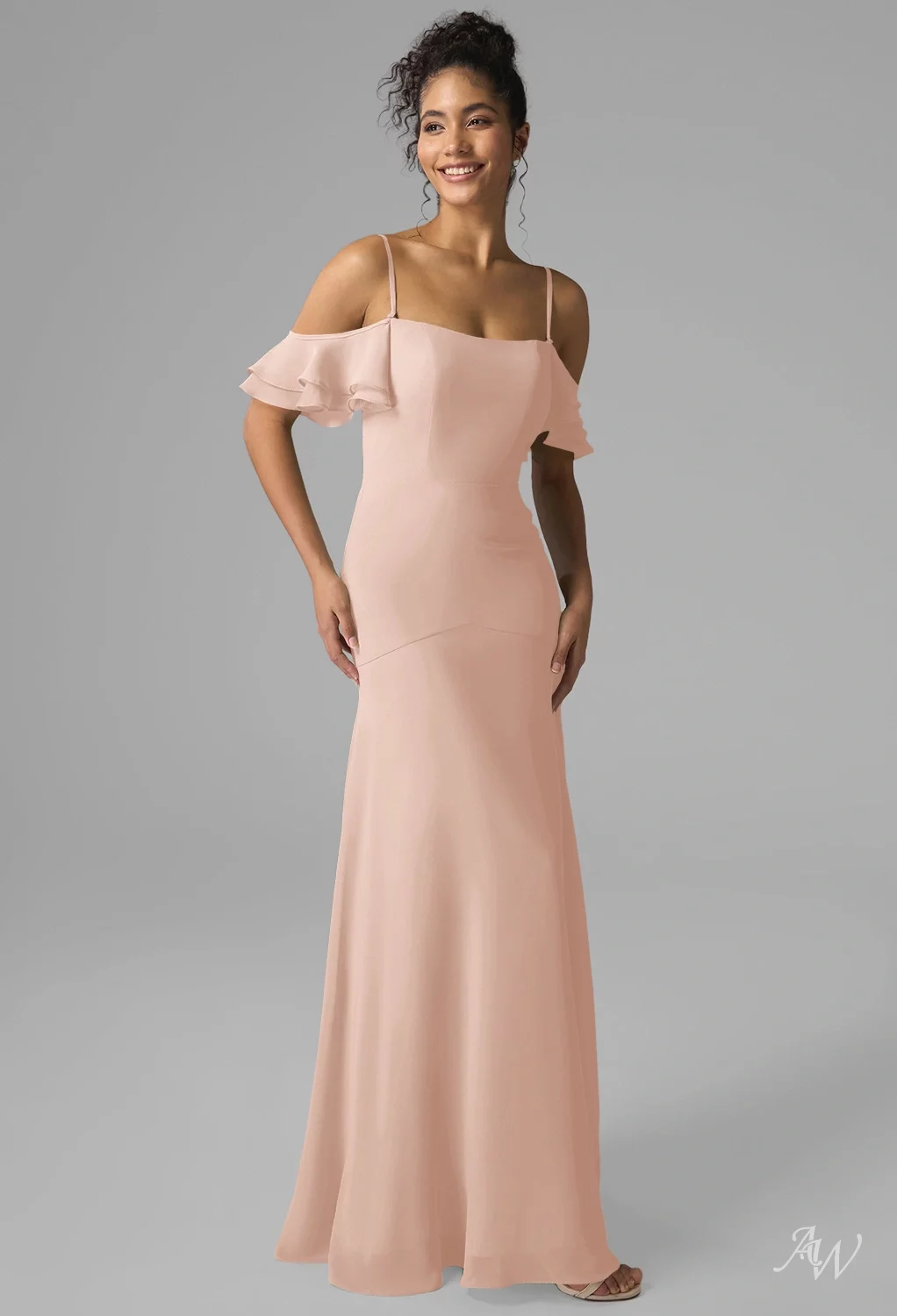 green emerald velvet dress ASHLEYlauren 11856 Strapless Pearl and Stone Jersey Gown main image 0