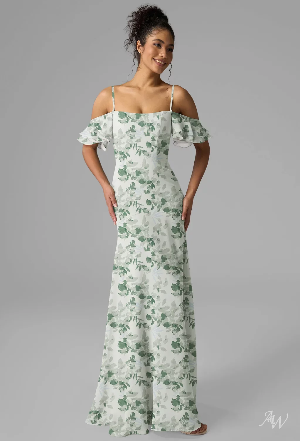 green shades bridesmaid dresses Forest Dress Matte Satin Size 1X Pair it with black or metallic heels. Green Bridesmaid Dresses - Sage,
