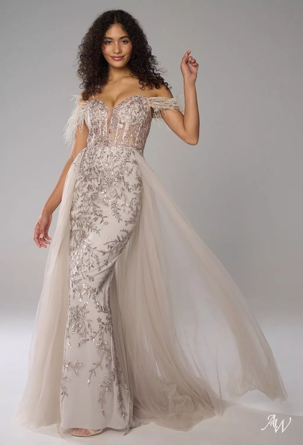 dusk evening dresses Chic One-Shoulder Dusk Chiffon Lace Ruffle Bridesmaid Dresses with Front Slit On Sale main image 0