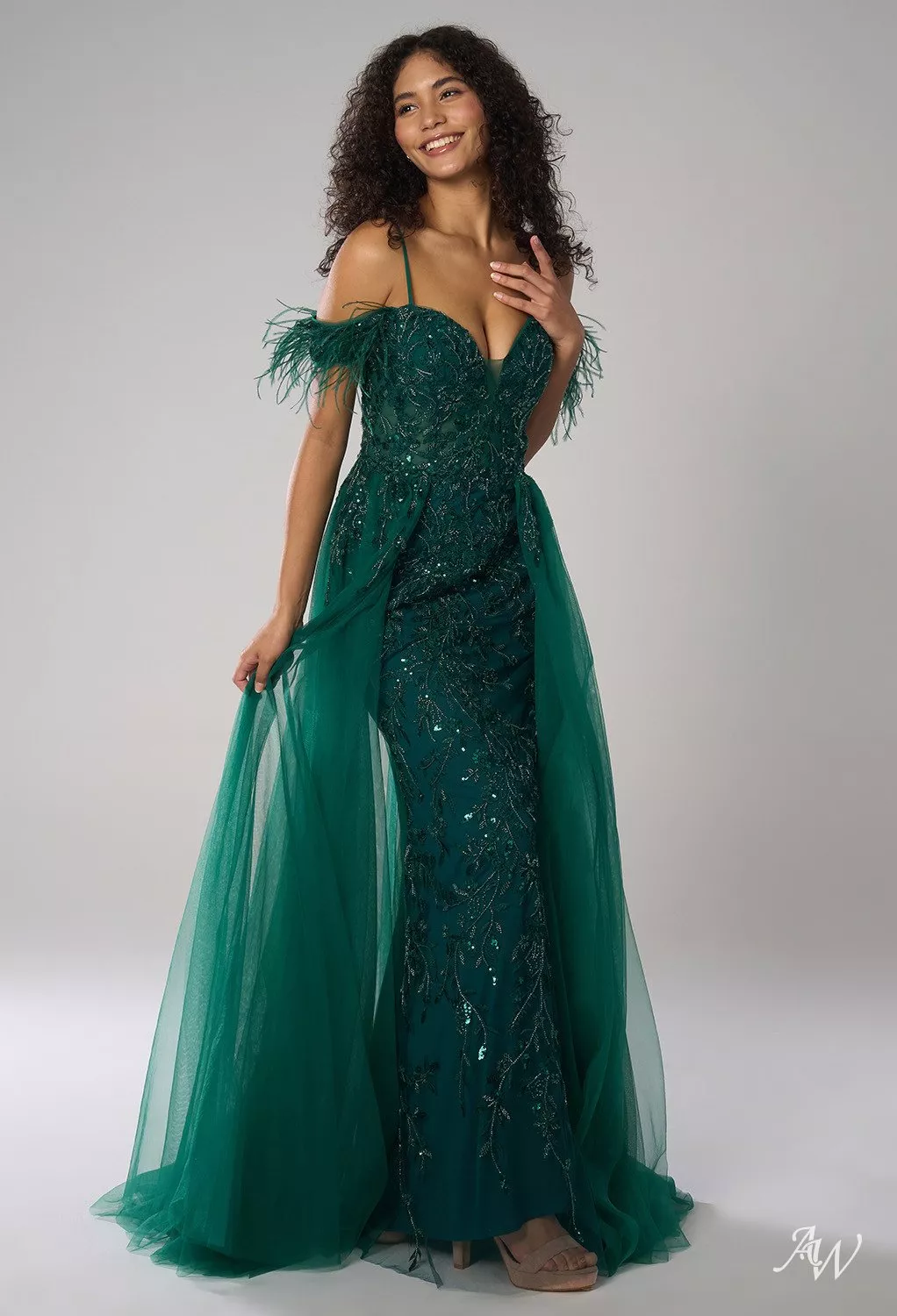 AW Ellis Jolly Green Dresses | AW.Bridal