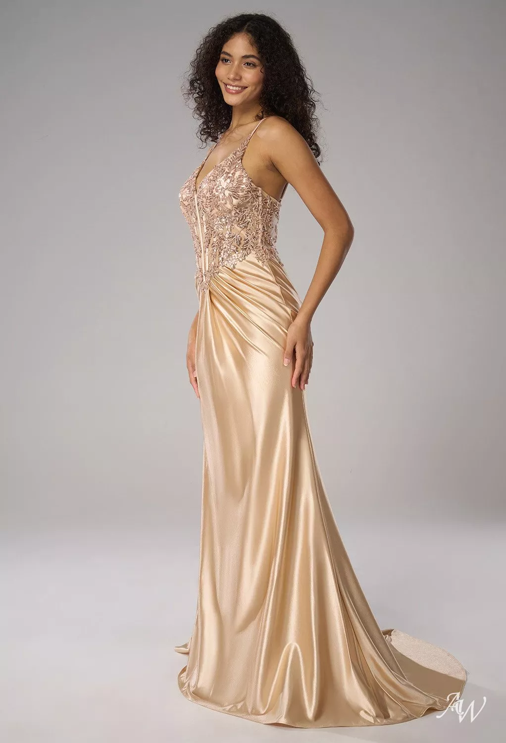 AW Sami Champagne Dresses | AW.Bridal