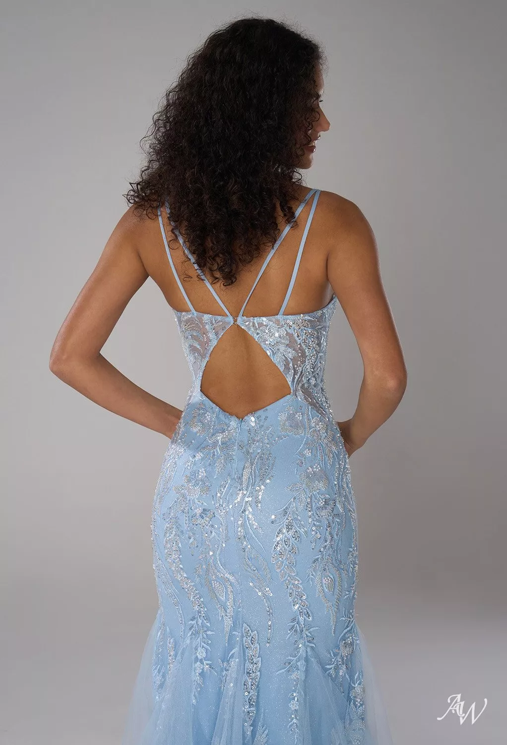 flowy blue dress Petra main image 1