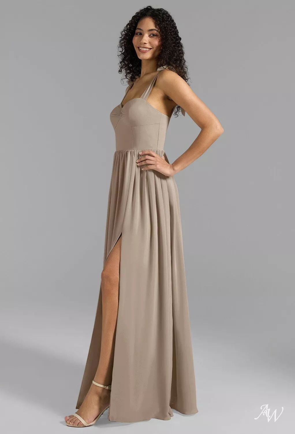 taupe brown bridesmaid dresses Brown Bridesmaid Dresses