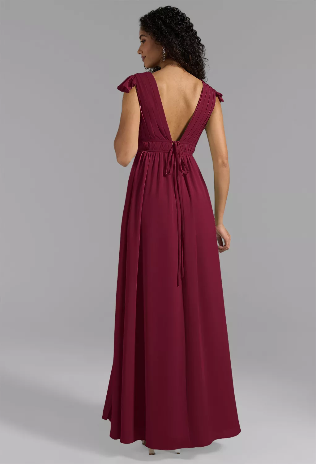 Burgundy Fall Wedding Guest Dresses | AW.Bridal