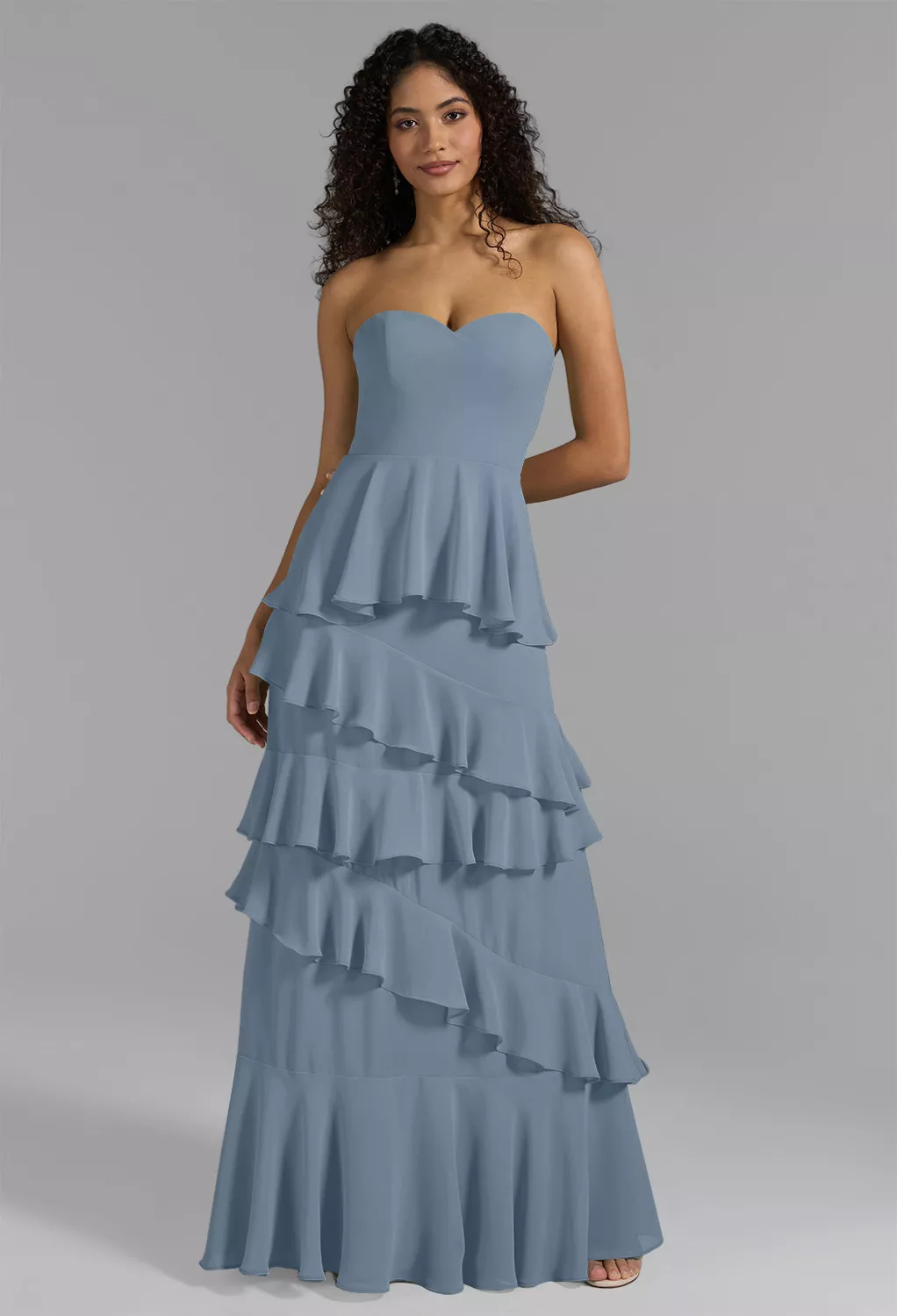 blue country wedding dresses Custom-made 2019 Dusty Blue and Country Wedding Dress with Bolero Spaghetti Straps, A-Line Sweep Train