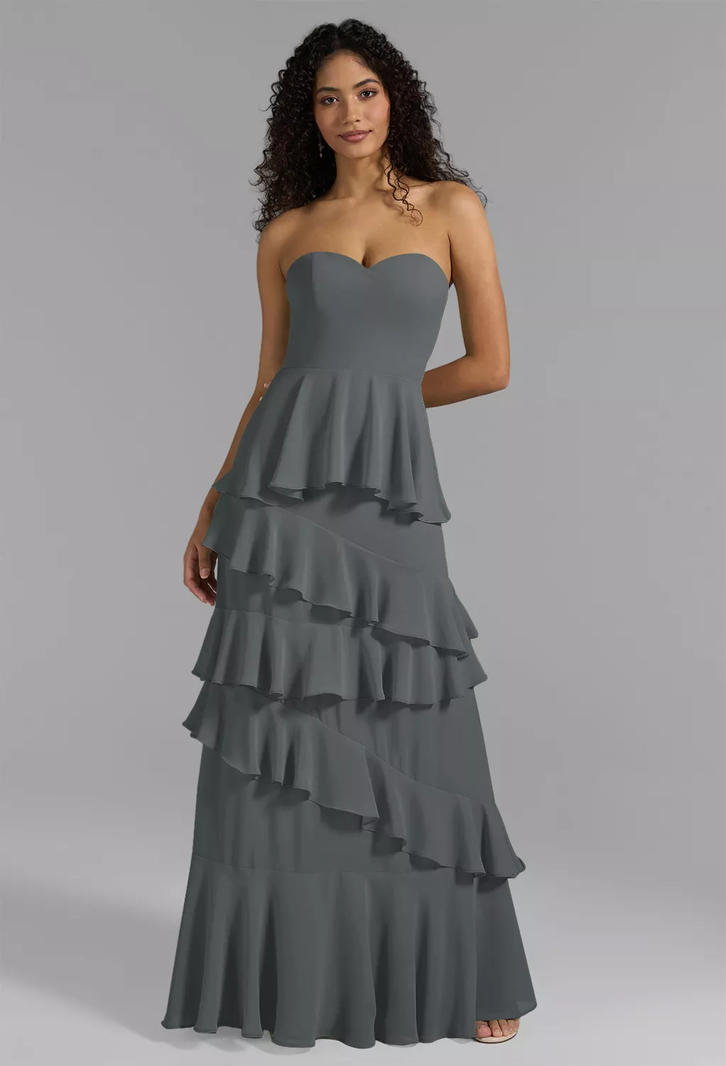 Steel Gray Spring Wedding Guest Dresses Page 2 | AW.Bridal