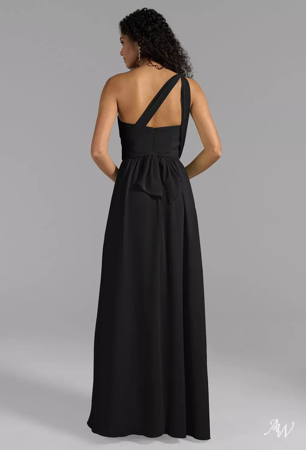 AW.Bridal A-line Sweetheart Neckline Floor Length Sleeveless Long Bridesmaid Dresses Dress Black Size 16
