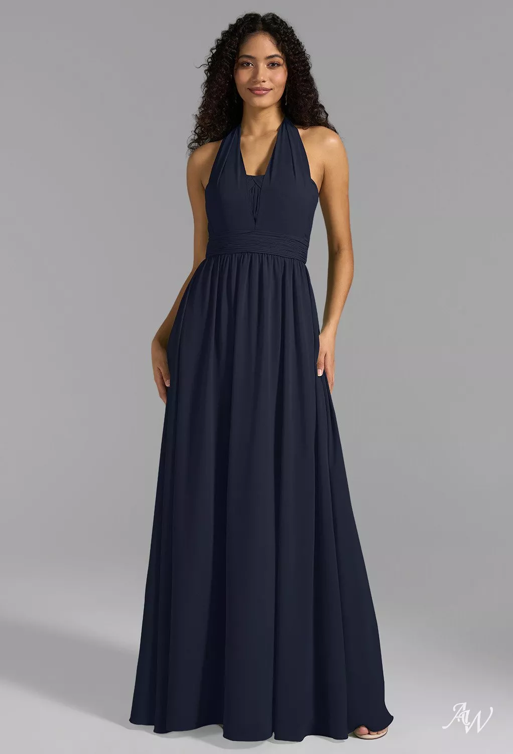 navy bridesmaid dresses with black suits AW.Bridal A-line Sweetheart Neckline Floor Length Sleeveless Long Dress Dark Size 6 SCHL003231_P_M Making Formal Dress (or Size:Size 5T-6 Floor Length
