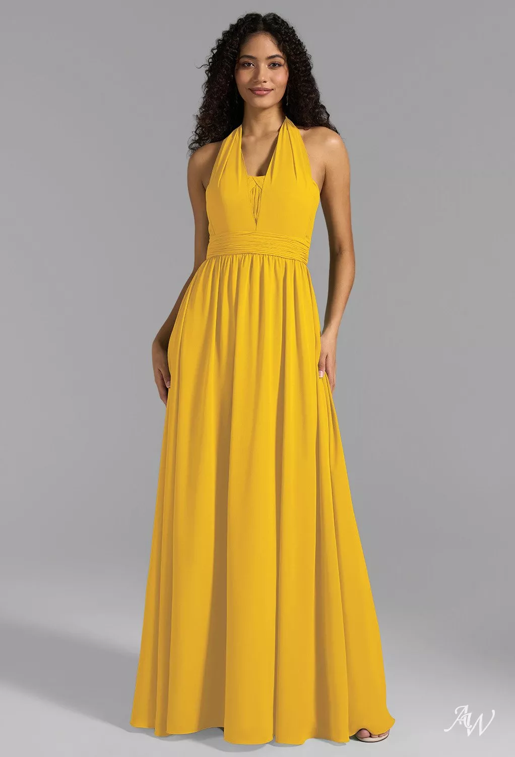 fitted lace wedding dress Sexy Mermaid Satin Criss Cross Yellow Long Prom Dress PG834 US10 / Yellow
