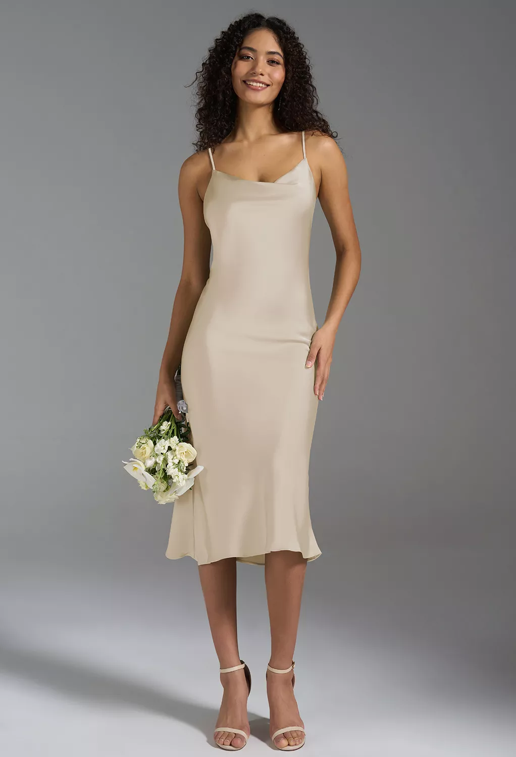 Champagne Black Tie Wedding Guest Dresses | AW.Bridal