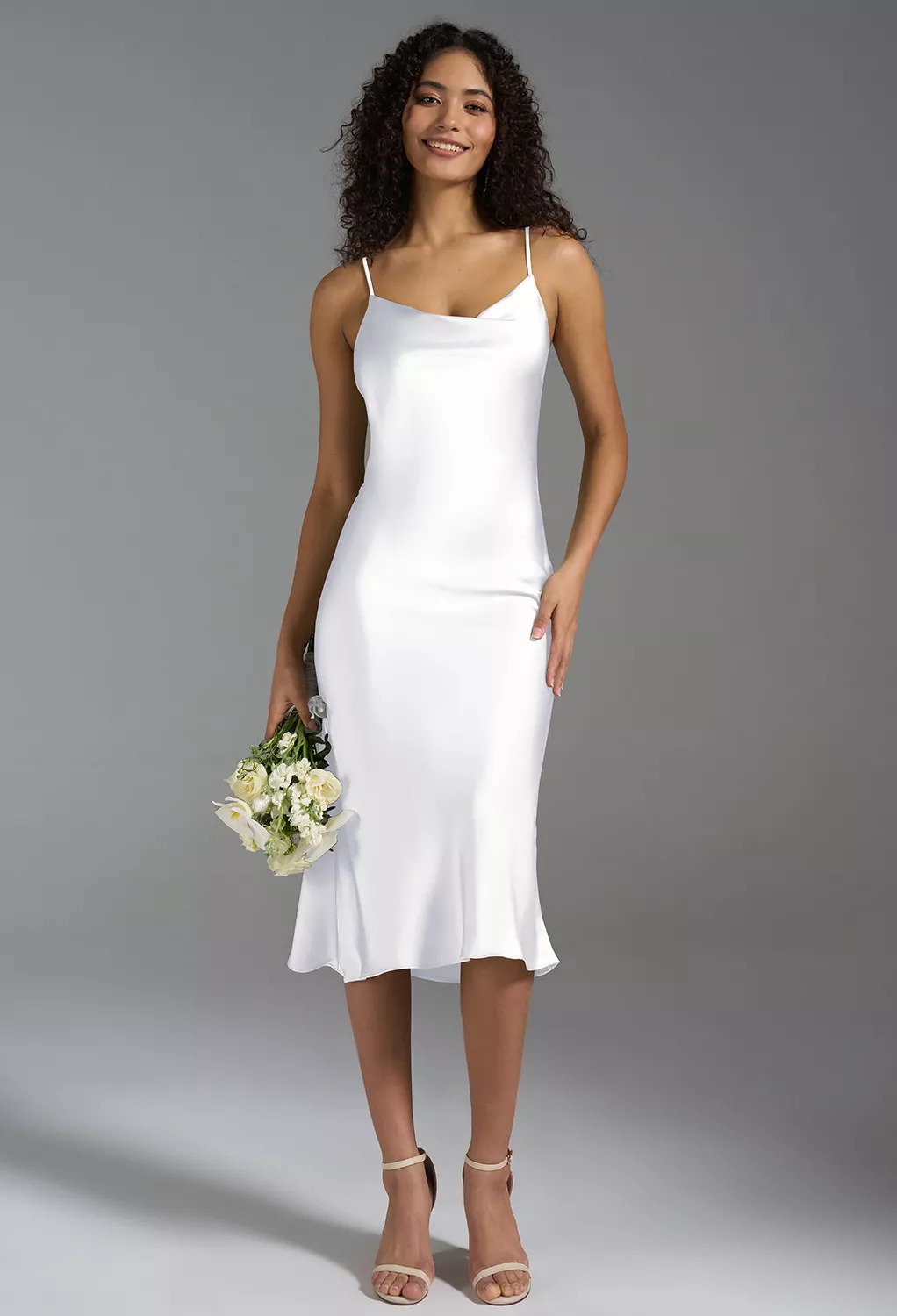 white short bridesmaid dresses White Short Bridesmaid Dresses Mermaid Sweetheart Spaghetti Straps   MyChicDress