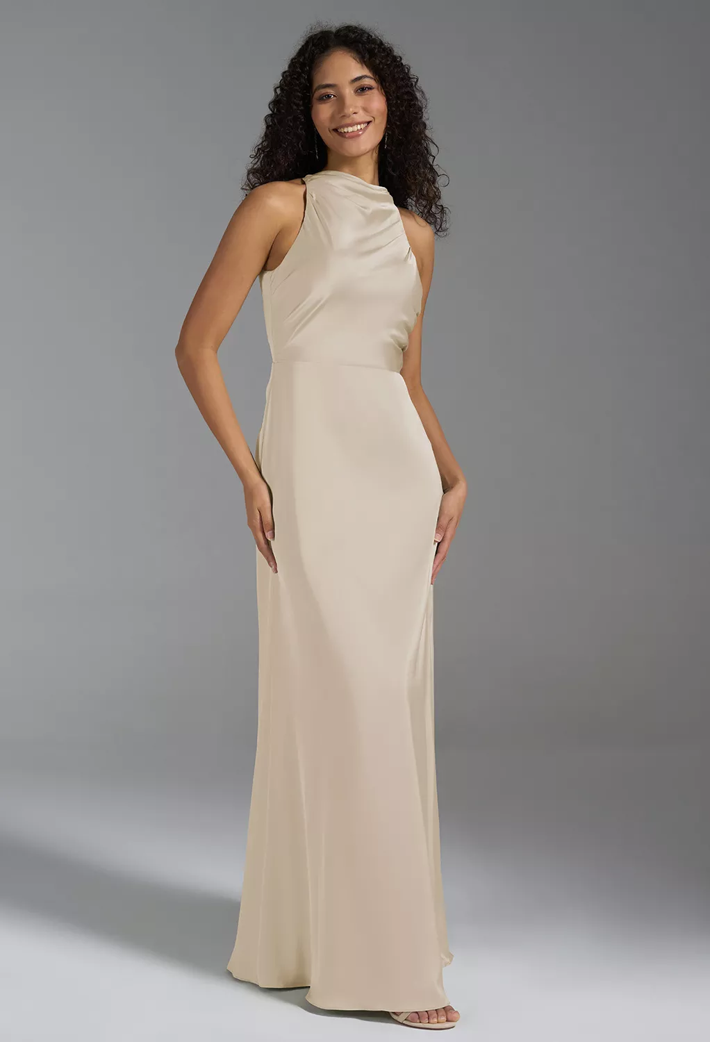 Champagne Black Tie Wedding Guest Dresses | AW.Bridal